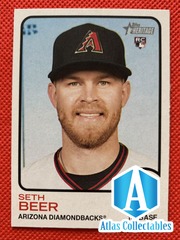 Seth Beer 2022 Topps Heritage #77 RC rookie card